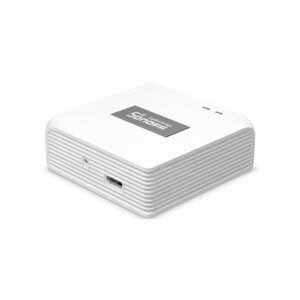 SONOFF Zigbee Bridge Pro white square smart gateway with LED indicator and Zigbee logo