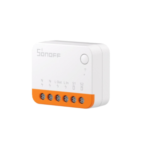 SONOFF MINI Extreme MINIR4 white ultra-compact Wi-Fi smart relay module for in-wall installation behind light switch