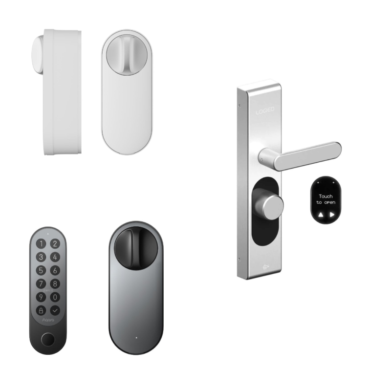 Smart door locks for secure keyless home access