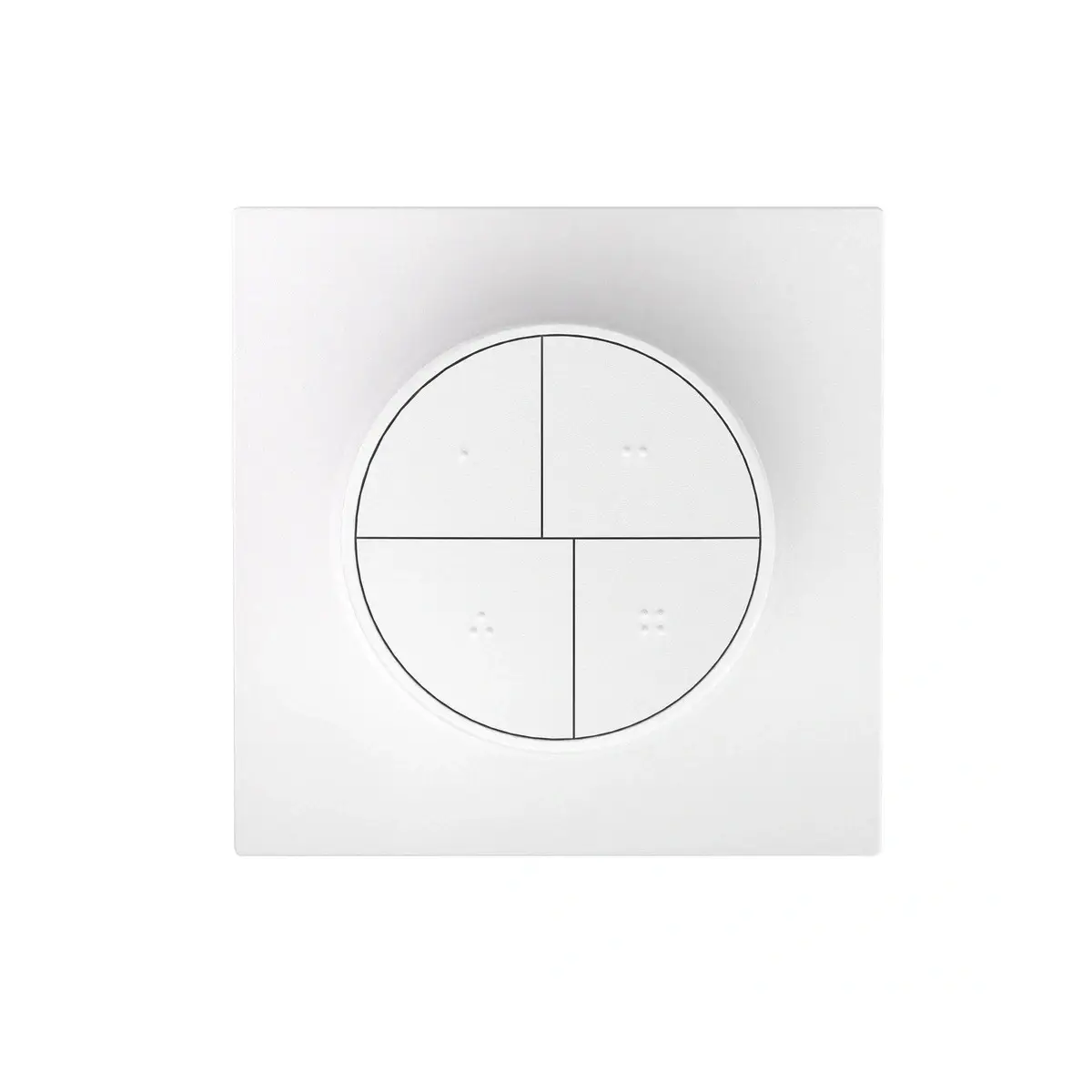 SONOFF Orb 4-In-1 SNZB-01M white round Zigbee smart scene button with 4 buttons, front view